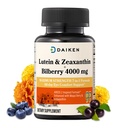 DAIKEN Lutein og Zeaxanthin kosttilskudd, AREDS 2 Inspirert formel med Astaxanthin, Maqui Berry, Bilbær, Flaxfrøolje og vitamin E, 30 Softgels