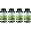 Swanson Ashwagandha pulver Supplement - med Ashwagandha Root å fremme stress relief & energi - Ayurvedic Supplement for naturlig velvære (100 kapsler, 450 mg hver) 4 Pack