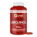 Qunol Mega Ubiquinol CoQ10 100 mg, superior absorpsjon, patentert vann og fett løselig naturlig kosttilskudd form av coenzym Q10, antioksidant for hjerte helse, 120 greve (pakke av 1) Softgels