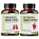 Lung Helse & Immune Support Supplement - Lung Cleanse og Detox Med Immunitet Vitaminer For Bedre Lungs, Immunforsvar, Clear Lungs & dyp puste inkludert Quercetin & Cordyceps. To måneders forsyning