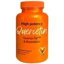 Querce-TalTM Quercetin + Bromelain 120 Veg Kapsler | Høy styrke forbedret absorpsjon Biotilgjengelighet. Støtter anti-oksydant, oppblåse hendelser, hjerte immun helse, emballasje mai Vary