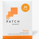Patch Remedy Focus Patch | Ginkgo Biloba, Acetyl-L-Carnitine, Bacopa, Magnesium L-Troonate, Grønn Te | 30 Patches