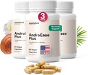 Nourished AndroEase Plus - Naturlig balanse Supplement for kvinner - Vegansk formel med sink & sag Palmetto - 180 kapsler for daglig velvære & vitalitet - laget i USA