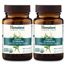 Himalaya Organic Gymnema Sylvestre – Herbal Glucose Metabolisme Støtte - USDA Økologisk, Ikke-GMO, Vegan, Glutenfri, Tilsetningsfri, 700 mg, 30 Caplets (Pack of 2)