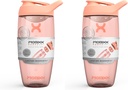 Promixx PURSUIT Protein Shaker Flaske – Premium Sport Blenderflasker for proteinblandinger og kosttilskudd Shakes – lett ren, holdbar protein Shaker Cup (Pack of 2)