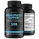 Neuropathy støtte naturlig nerve diskomfort relief - laget i USA - Nerve antioksidant for trigeminal neuralgi, diabetisk og perifer nevropati - hender, hals, føtter og tær behandlingsformula - 60 Caps