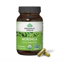 ORGANIC INDIA Moringa Capsules Organic - Moringa Supplement - Grønn Superfood, Moringa Leaf Capsules, Pure Supergreen, Vegansk Grønn, Naturens Multivitamin, Vegansk, Glutenfri - 60 Kapsler