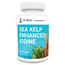 Dr. Berg Hav Kelp Forbedret Iodin - 200 mH premium jodin - Seaweed Blend Inkluderer Klamat Blå-grønn Algae & Sea Kelp - 90 Kapsler