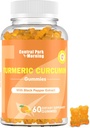 Turmeric curcumin gummies, Extra styrke felles støtte gummier med gummi curcumin, Vegansk ikke-GMO, kosttilskudd, 60 greve