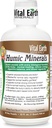 Vitale jordmineraler Humic Minerals - Fulvic Acid Supplement med 70+ Trace Minerals, Electrolytes for gjenoppretting og balanse, 32 Oz + 1 Oz Cup