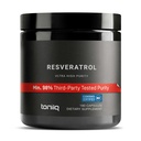 Toniiq Ultra høy renhet resveratrol kapsler - 98% Trans-Resveratrol - høy rengjort og biotilgjengelig - 180 Caps Reservatrol Supplement