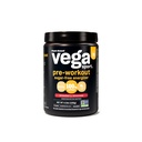 Vega Sport Sukker Gratis Pre-Workout Energizer, Jordbær Lemonade - Pre Workout pulver for kvinner og menn, støtter energi og fokus, Electrolytes, Vegan, Keto, Glutenfri, Ikke GMO, 4.3 oz