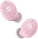 Tilbake Bay Audio Tempo 30 Trådløse øredobber for små øredobber - Pris-vinnende lyd, Sweatproof Bluetooth øredobber, komfortable øredobber for kvinner, Rosa øretelefoner Små øredobber, lange batteri hodetelefoner