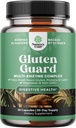 Hurtigvirkende glutendempende enzymer for intolerance - Glutendempende enzymer for kvinner og menn for debloat med DPP IV Blend Plus Lipase Amylase Bromelain for Gut Helse & Digestion Support - 30 Ct