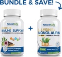 Naturlig Cure Labs Bundle: Immunstøtte + L-Lysine + Monolaurin