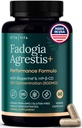 Organic Fadogia Agrestis 600mg for naturlig test støtte (2X mer ren - 3X mer absorbent) Atlete godkjent - Støtter muskelvekst og gjenoppretting, sunn energinivå, kjøre, Stamina & Mood - 60ct