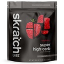 Skratch Labs Super høykarb Hydration Powder | Carbohydrat pulver med Cluster Dextrin og elektrolytter | Endurance Energi Drink | Bringebær (840 gram) | Ikke-GMO, Glutenfri, Vegan, Kosher
