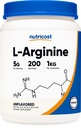 Nutricost L-arginin pulver 1KG - ren L-arginin, 5g Per Serving