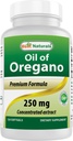 Beste Naturals Oregano olje 250 Mg Softgels, 120