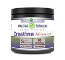 Amazing Formler Mikronisert Kreatin Monohydrat pulver Supplement | 5000 mg Per Serving | Ideell Pre & Post Trening Supplement | Laget i USA (1 LB, Unflavored)