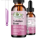 Valerian Root Drops for søvn - Organic Valerian Root Tinktur Extract 3000mg - for avslapning og ro - 1 FL OZ, 30 Services