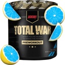 REDCON1 Total War Pre Workout, Blå Lemonade - Utholdenhet, varsling, Pump Boosting Citrulline Malate & Beta Alanine - Fastvirkende, Koffeinert Preworkout for menn og kvinner (15 Serveringer)