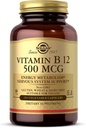 Solgar Vitamin B12 500 mcg, 250 Grønnsaker - Energimetabolisme - Nervesystem Støtte - Fremmer hjerte helse - Ikke-GMO, Vegan, Glutenfri, Dairy Free, Kosher, Halal - 250 Services