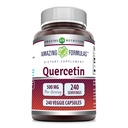 Amazing Formler Quercetin 500mg Veggie Kapsler Supplement | Ikke-GMO | Glutenfri | Støtter generelle helse og velvære (240 greve)
