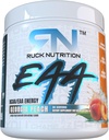 RUCK NUTRITION EAA  meget energi og gjenoppretting kosttilskudd | Fullspektrum essensielle aminosyrer + BCAA (30 Services, Georgia Peach)