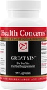 Helse bekymringer Great Yin – Menopause Relief Supplement – Hot Flash Support – Natt Sweats & Deficiens Heat – Tradisjonell kinesisk Herbal Formula for kvinners helse og hormonal Balance – 90 kapsler