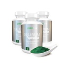 Paleolf Økt konsentrasjon, minne og energi med Premium Selen + Spirulina - Premium Antioksidant Supplement for hjernefunksjon -180 dagers forsyning (180 kapsler) - (3-Pack)