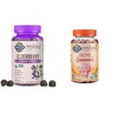 Hage of Life Organics Elderbær Gummies for voksne og barn - Immunstøtte Supplement med økologisk frukt og organiske barn Gummy vitaminer - Frukt - Certifisert Organic