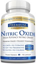 Nitric Oxid Premium - 1680 mg L-arginin blanding, AAKG, AKIC, Mono & Malate - Vegansk Vennlig - 90 kapsler - 1 måneds forsyning