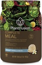 PlantFusion Complete Meal Replacement Shake - Plantebasert proteinpulver med supermat, Grønn og probiotika - Vegansk, Glutenfri, Soyafri, Ikke-Daueri, Ingen Sukker, Ikke-GMO - Vanilla 1 lb