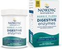 Nordic Naturals Nordic Flora Digestive Enzymes - 45 Kapsler - Digestive funksjoner, Optimerer Næringstilgjengelighet - Non-GMO - 45 Services