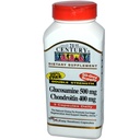 21st Century Glukosamine Chondroitin 500/400mg - Dobbelt styrke, cp 150 Count