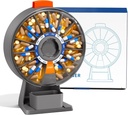 Odaro Large Pill Dispenser, ukentlig pilleorganisator 7 Day Am Pm / 14 Day Pill Box, Daglig medisin piller organisator med veggmontert eller stående bruk for vitamin, kosttilskudd, medisin - Grå