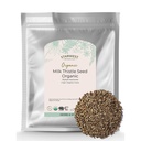 Starwest Botanicals Organic Milk Thistle Seed hele - Løs blad Melk Thistle for te og matlaging, Bland i juice, Legg til i smoothies, havregryn, & Yogurt, sertifisert Kosher, ikke-GMO - bulk 1 lb Bag