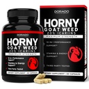 Horny Goat Weed For menn og kvinner - [20% Icariins Max styrke] - Stam, utholdenhet, sirkulasjon, felles og rygg støtte - Maca Root, Ginseng, Yohimbine, Tribulus, L-Arginine - USA laget - 60 Count
