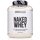 NAKED Vanilla Whey Protein pulver - alle naturlige grass Fed Whey Protein pulver, Vanilla Flavor, Organisk kokos sukker, 5Lb bulk, GMO-fri, Soya Free, Glutenfri - 61 Serveringer