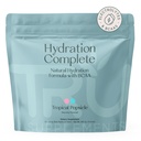 TRU Kosttilskudd Hydration Komplett BCAA, Plant Basert Aminosyrer + Pink Himalayan Salt, Electrolytes & L-karnitin, Vegansk, Null kalorier, Ingen kunstige søtningsstoffer, 24 serveringer, Tropisk popsikkel