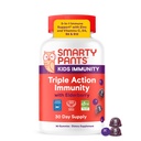 SmartyPants Kids immunisme Eldrebær Gummies: Barn Immun støtte Supplement, vitamin C, vitamin D, vitaminer B6 & B12 og sink, Glutenfri, Elderbær Flavor, 60 greve (30 dagers forsyning)