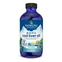Nordic Naturals Arctic Cod Liver Oil, Unflavored - 8 oz - 1060 mg Total Omega-3s med EPA & DHA - Hjerne- og hjernens helse, sunn immunitet, total velvære - Non-GMO - 48 Services