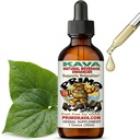 Kava Drops | Vannløselig Kava Ekstrakt | Konsentrert Tinktur Drikkeforbedrer | Autentisk Kava Kava fra Fiji, 40 mg Kavalaktoner | 1oz