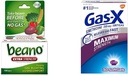 Beano Ultra 800 greve og gass-X Maksimal styrke 250 mg simetikon 30 greve gass relief