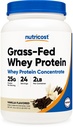 Nutricost Grass-Fed Whey Protein Concentrate (Vanilla) 2LBS - Utendørs, Ikke-GMO, Glutenfri