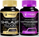 Nattokinase Supplement Kapsler - 5000 FU - Enzymer fra ren japansk Natto Extract