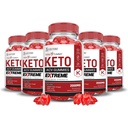 Begrunnede Laboratories (5 Pack Trim Tummy Keto ACV Gummies Extreme 2000MG Trim Tummy Keto Gummies Apple Cider Vinegar Formulert med Pomegranate Beet Juice Powder B12 Vegansk Ikke GMO 300 Gummys
