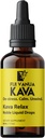 Fiji Vanua Kava RelaxTM, ren Kava Kava Supplement med Soothing egenskaper, infundert med California Poppy, Hops, Skullcap & Passionflower, flytende dråper til ro og avvind
