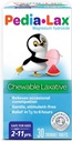 Pedia-Lax Laxative Chewable tabletter for barn, alder 2-11, Vannmelon Flavor, 30 CT